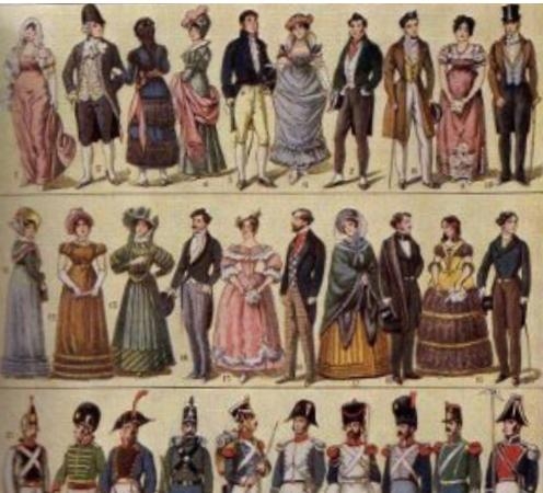 La vestimenta en la época colonial